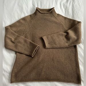 J. Crew 100% Lambswool rollneck sweater